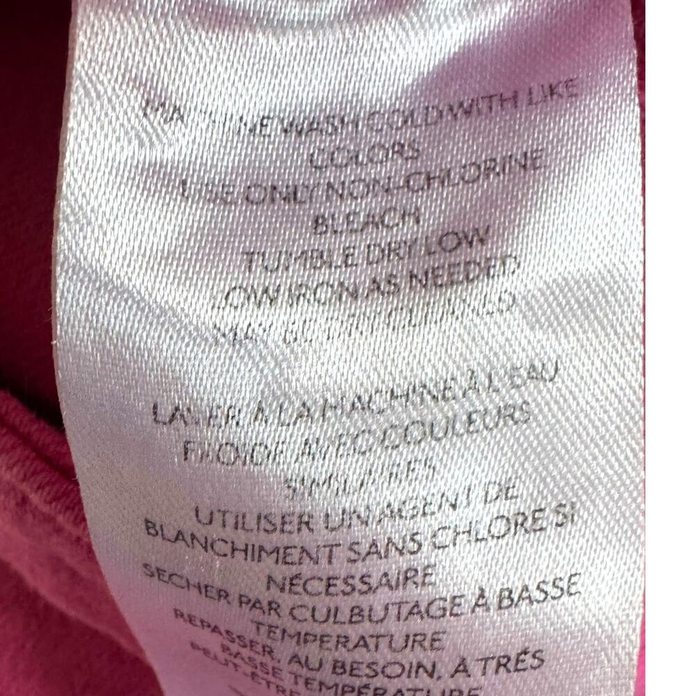 Pilcro The Yaya Cotton Blend Mid-Rise Denim Crop Flare Jeans Pink Womens Size 33 - Picture 11 of 16